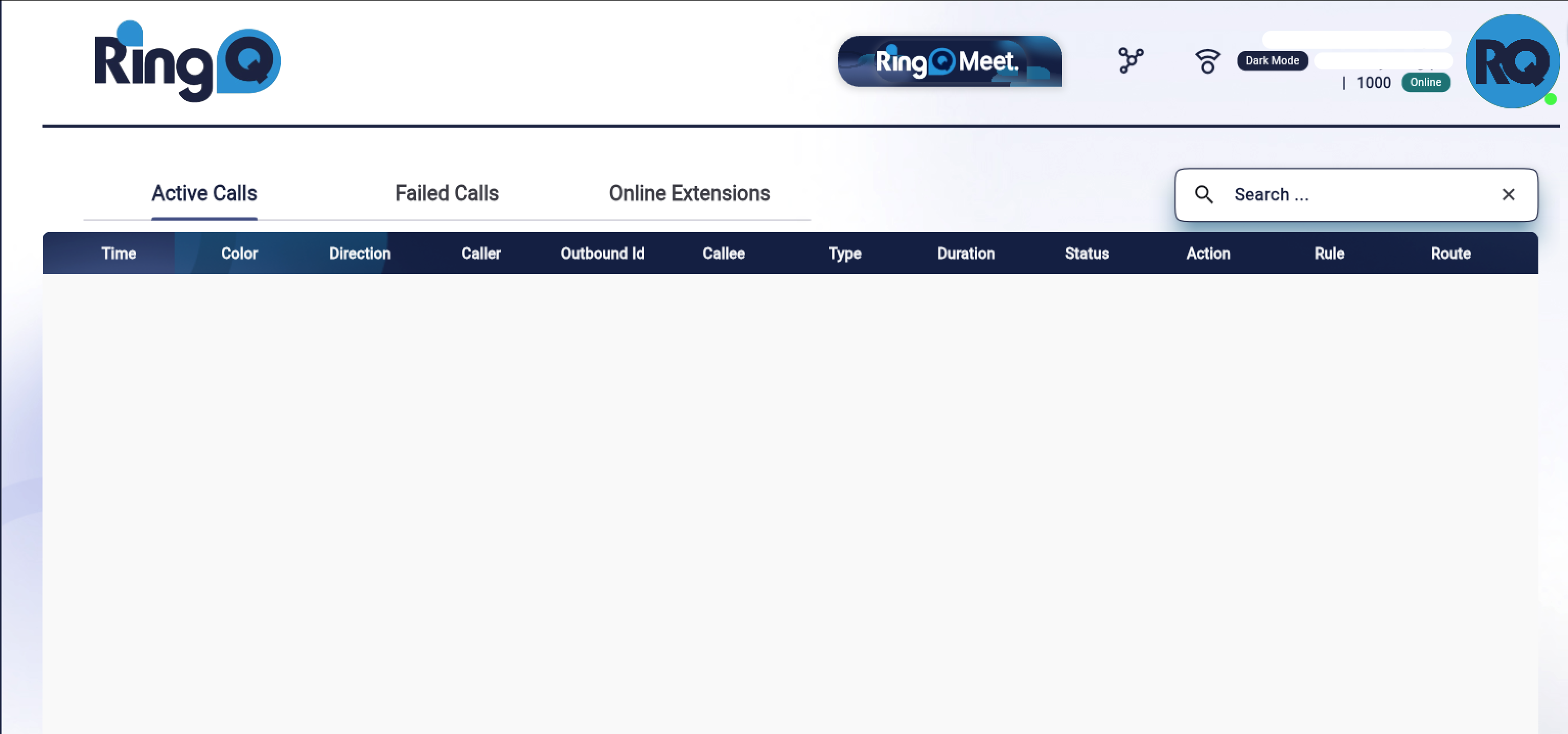 Call Activity logs in RingQ